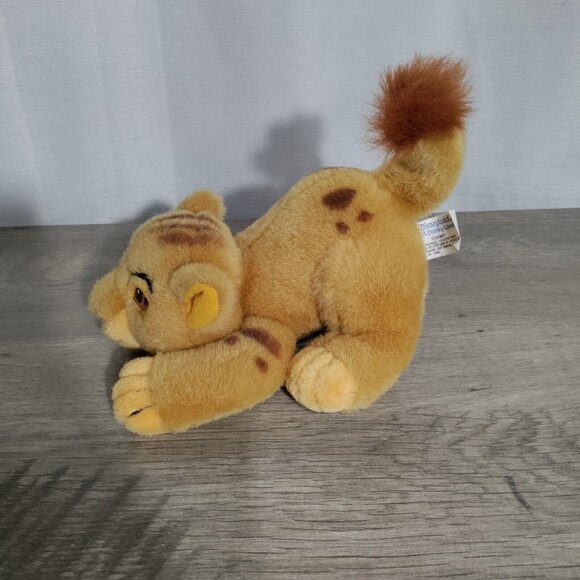 VINTAGE DISNEY PARKS DISNEY WORLD THE LION KING SIMBA CUB PLUSH - Picture 3 of 7